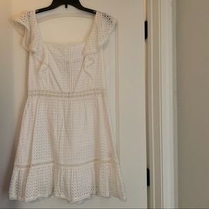 Alice + Olivia White Dress—Size 8